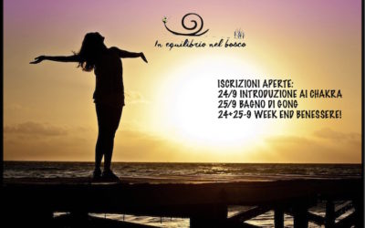 24 -25 settembre introduzione ai chakra e bagno di gong